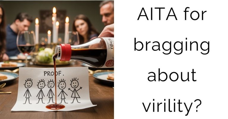 AITA for bragging about virility?