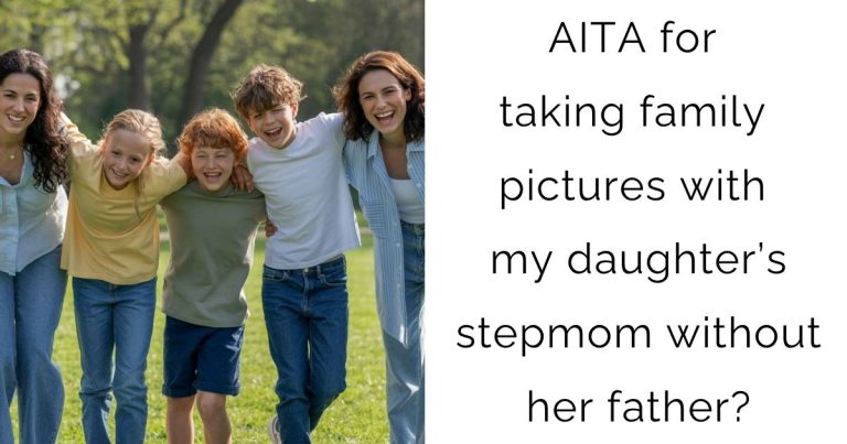 AITA for taking family pictures with my daughter’s stepmom without her father?