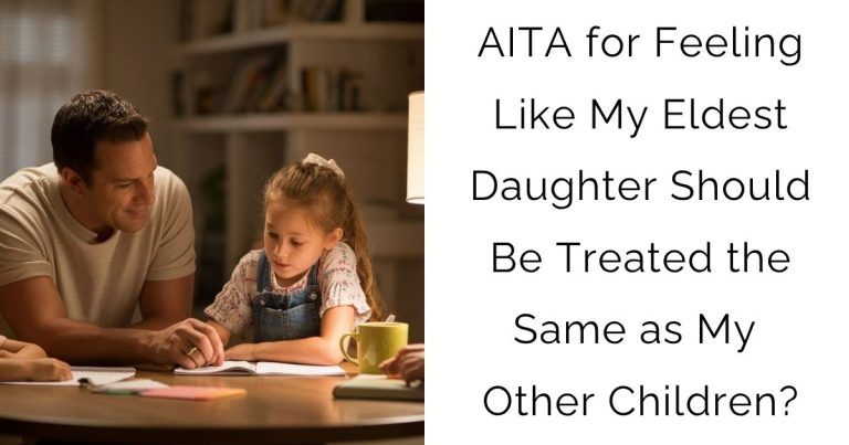AITA for Feeling Like My Eldest Daughter Should Be Treated the Same as My Other Children?