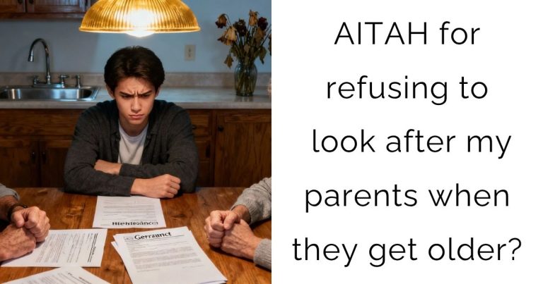 AITAH for refusing to look after my parents when they get older?