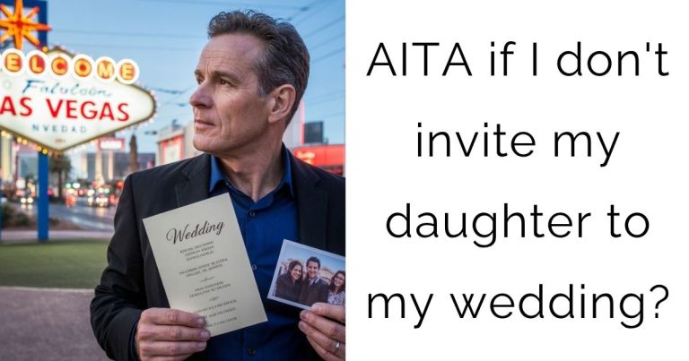 AITA if I don’t invite my daughter to my wedding?