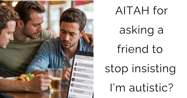 AITAH for asking a friend to stop insisting I’m autistic?