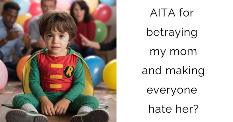 AITA for betraying my mom and making everyone hate her?
