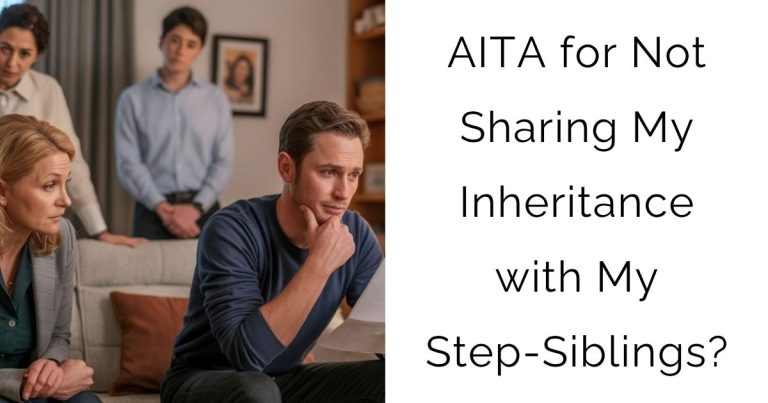 AITA for Not Sharing My Inheritance with My Step-Siblings?