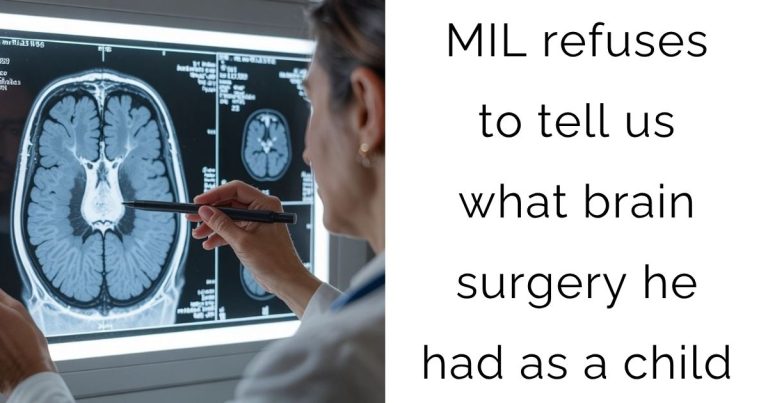 MIL refuses to tell us what brain surgery he had as a child