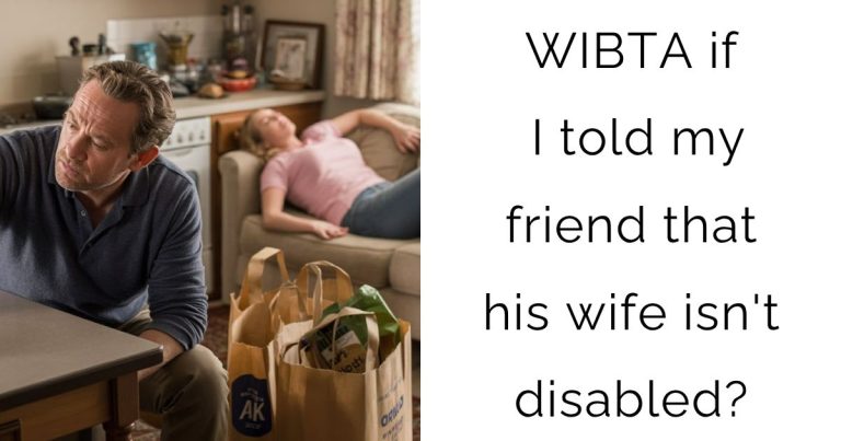 WIBTA if I told my friend that his wife isn’t disabled?