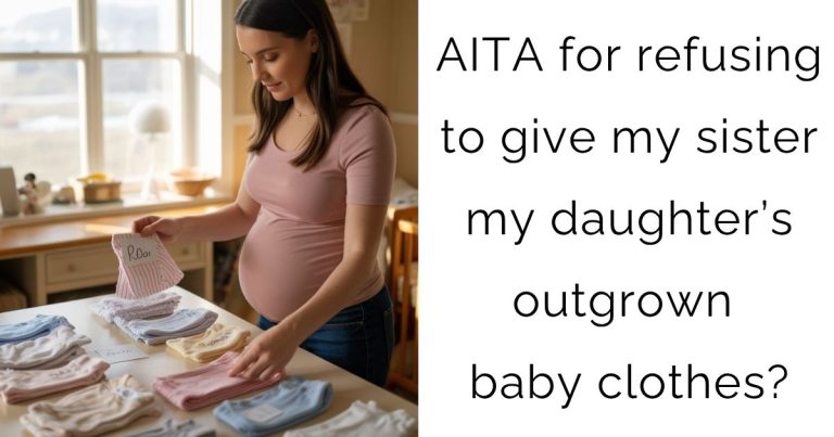 AITA for refusing to give my sister my daughter’s outgrown baby clothes?