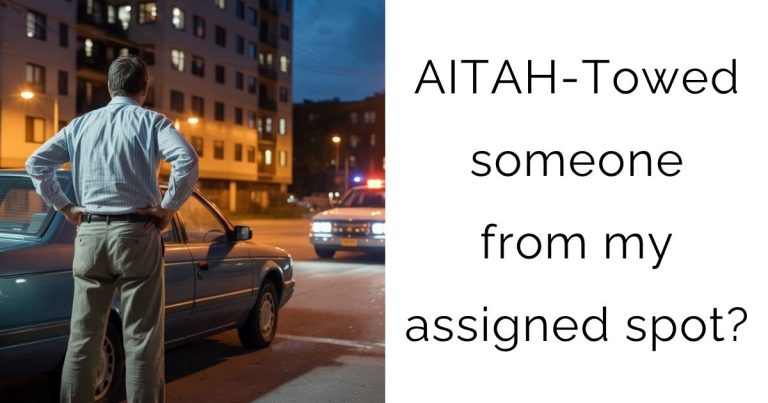 AITAH – Towed someone from my assigned spot?
