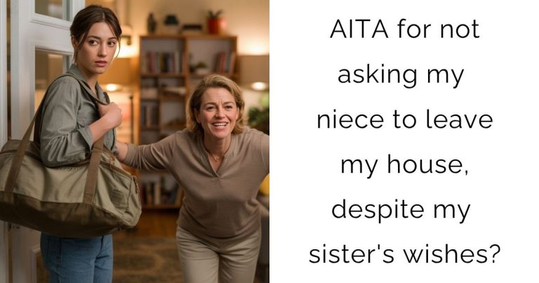 AITA for not asking my niece to leave my house, despite my sister’s wishes?