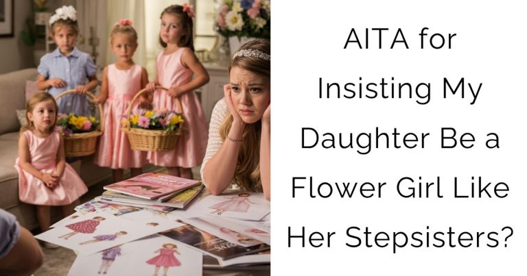 AITA for Insisting My Daughter Be a Flower Girl Like Her Stepsisters?