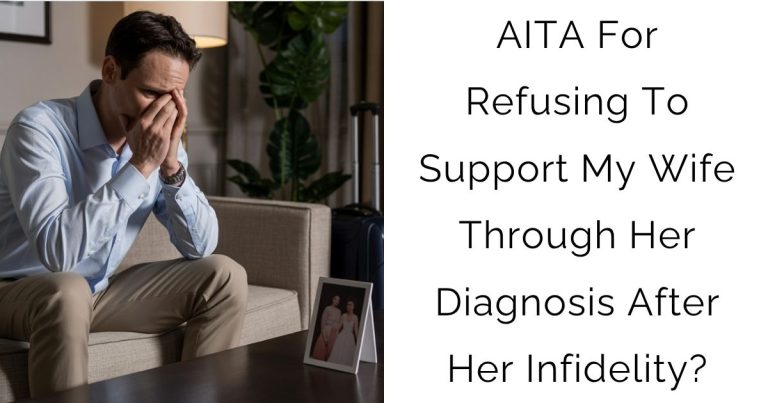 AITA For Refusing To Support My Wife Through Her Diagnosis After Her Infidelity?