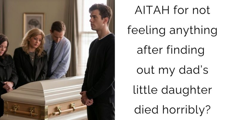 AITAH for not feeling anything after finding out my dad’s little daughter died horribly?