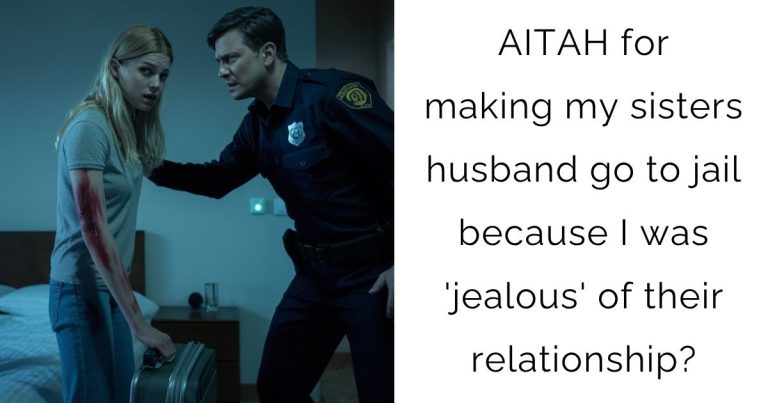 AITAH for making my sisters husband go to jail because I was ‘jealous’ of their relationship?