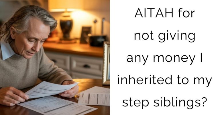 AITAH for not giving any money I inherited to my step siblings?