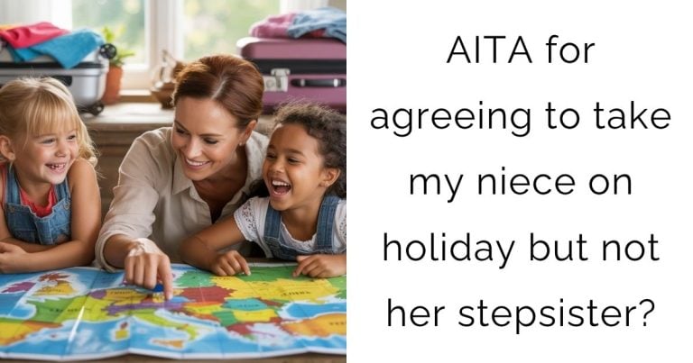 AITA for agreeing to take my niece on holiday but not her stepsister?