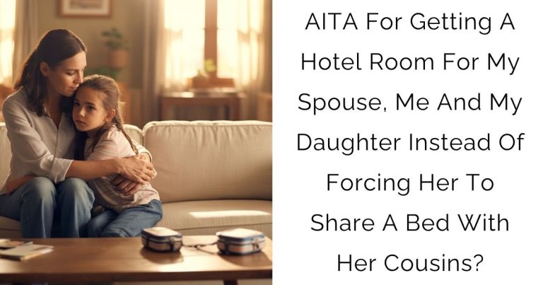AITA For Getting A Hotel Room For My Spouse, Me And My Daughter Instead Of Forcing Her To Share A Bed With Her Cousins?