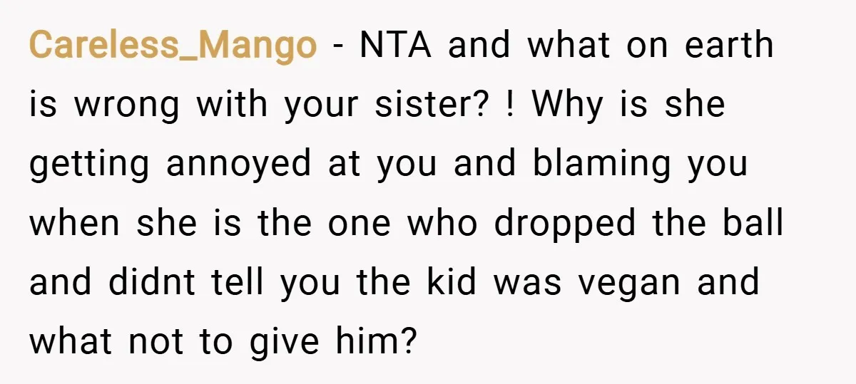 Careless_Mango − NTA and what on earth is wrong with your sister? ! Why is she getting annoyed at you and blaming you when she is the one who dropped...