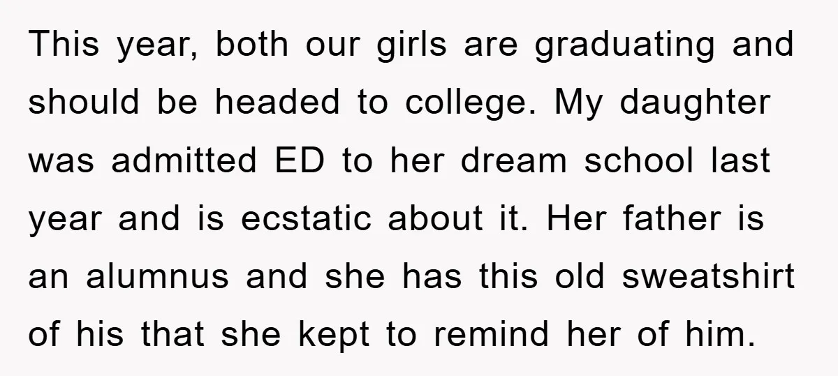 This year, both our girls are graduating and should be headed to college. My daughter was admitted ED to her dream school last year and is ecstatic about it. Her...