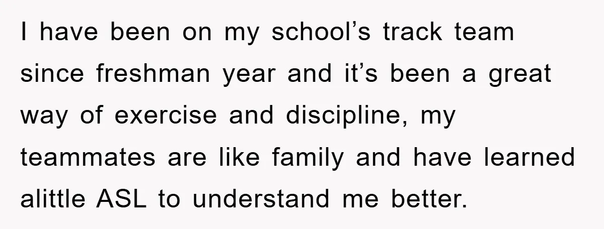 I have been on my school’s track team since freshman year and it’s been a great way of exercise and discipline, my teammates are like family and have learned alittle...