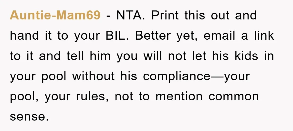 Auntie-Mam69 − NTA. Print this out and hand it to your BIL. Better yet, email a link to it and tell him you will not let his kids in your...