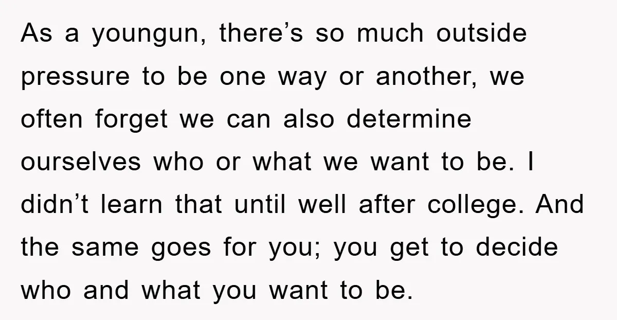 As a youngun, there’s so much outside pressure to be one way or another, we often forget we can also determine ourselves who or what we want to be. I...