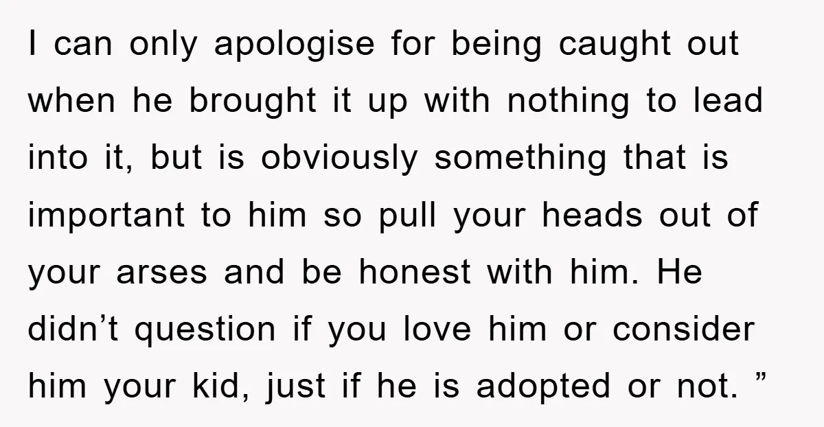 I can only apologise for being caught out when he brought it up with nothing to lead into it, but is obviously something that is important to him so pull...