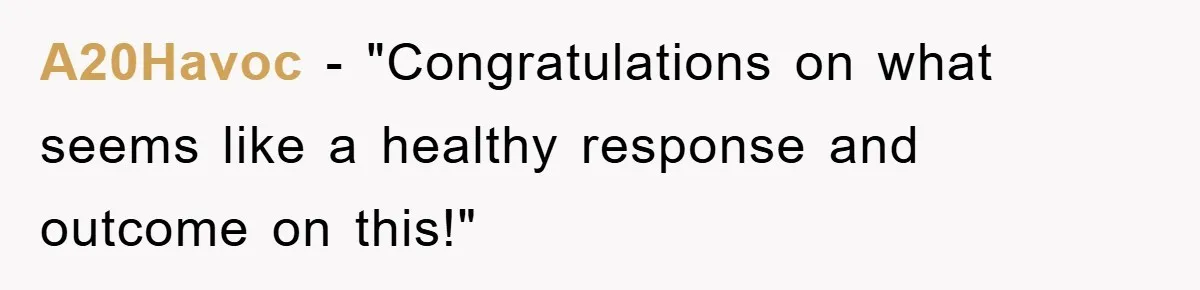 A20Havoc - "Congratulations on what seems like a healthy response and outcome on this!"