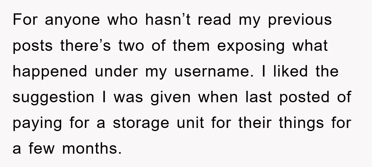 For anyone who hasn’t read my previous posts there’s two of them exposing what happened under my username. I liked the suggestion I was given when last posted of paying...