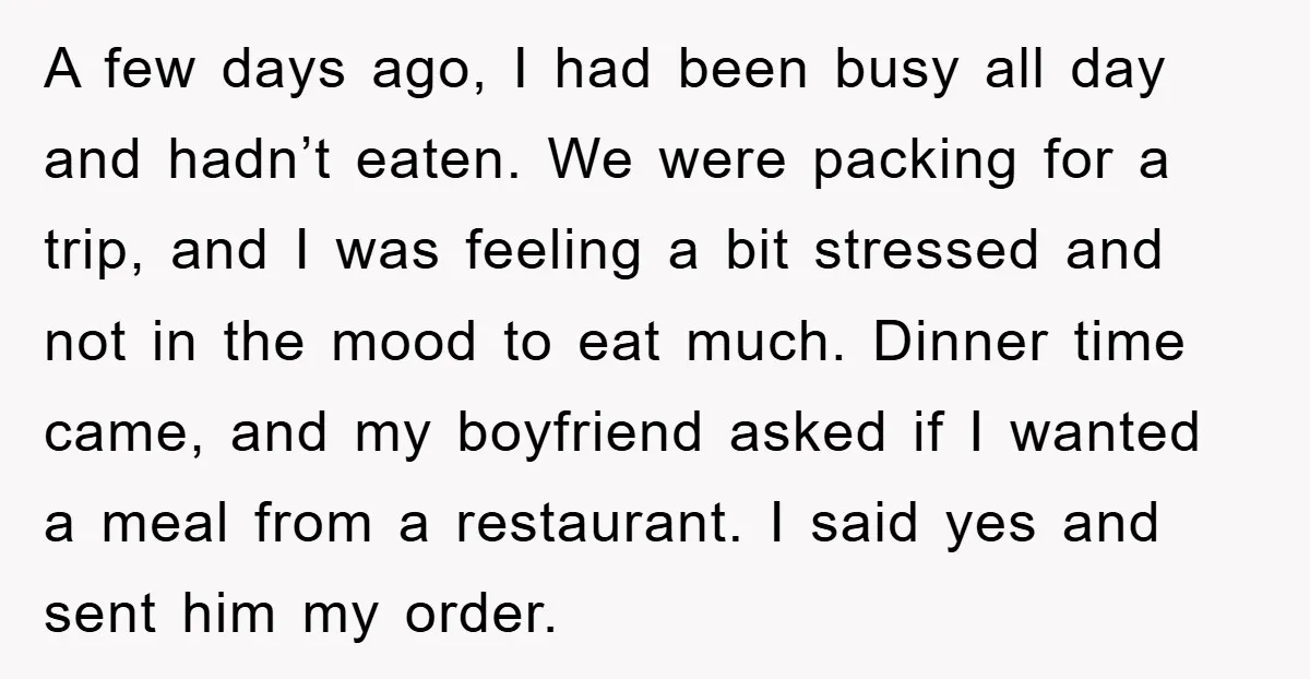A few days ago, I had been busy all day and hadn’t eaten. We were packing for a trip, and I was feeling a bit stressed and not in the...
