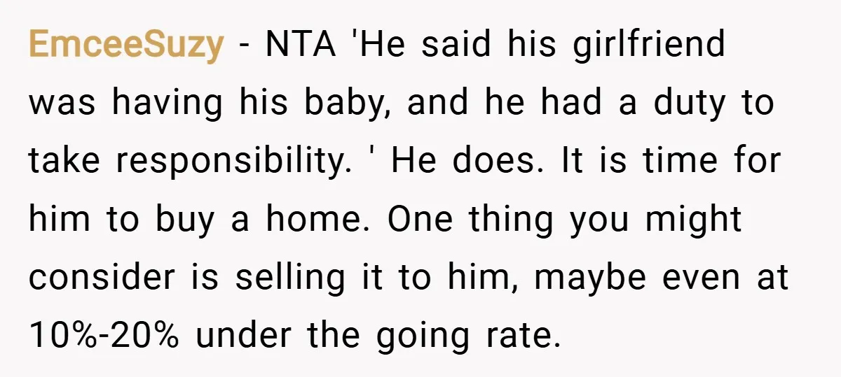 EmceeSuzy − NTA 'He said his girlfriend was having his baby, and he had a duty to take responsibility. ' He does. It is time for him to buy a...