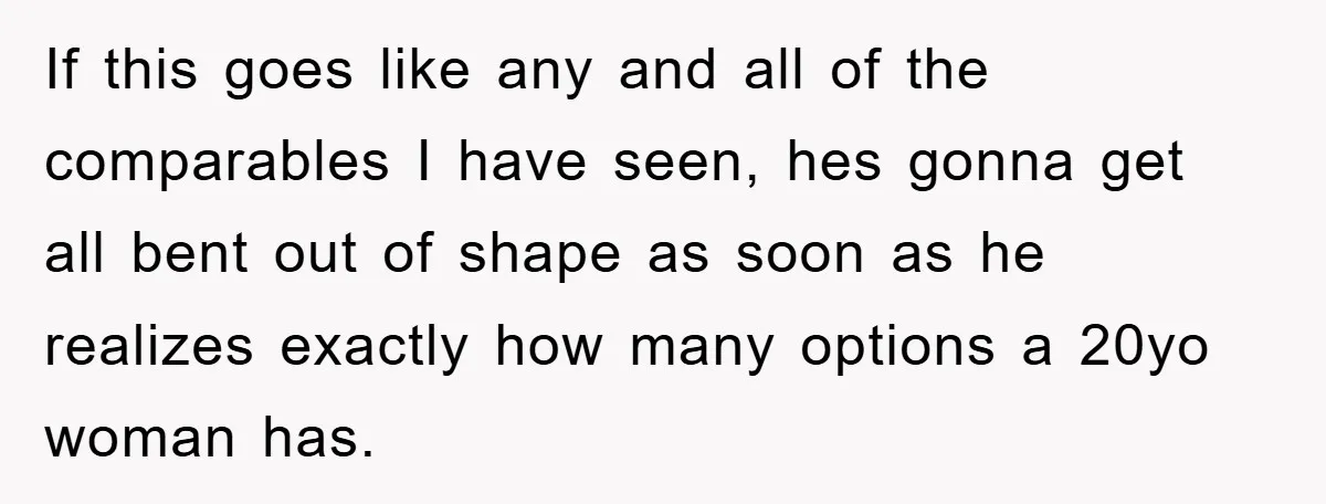 If this goes like any and all of the comparables I have seen, hes gonna get all bent out of shape as soon as he realizes exactly how many options...