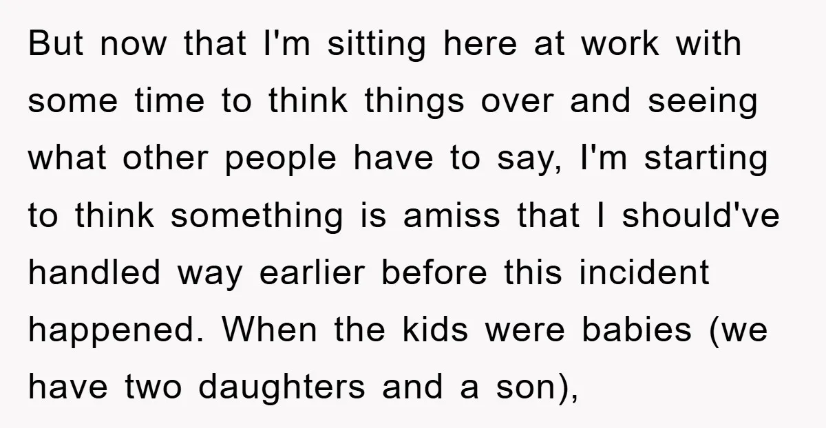 But now that I'm sitting here at work with some time to think things over and seeing what other people have to say, I'm starting to think something is amiss...