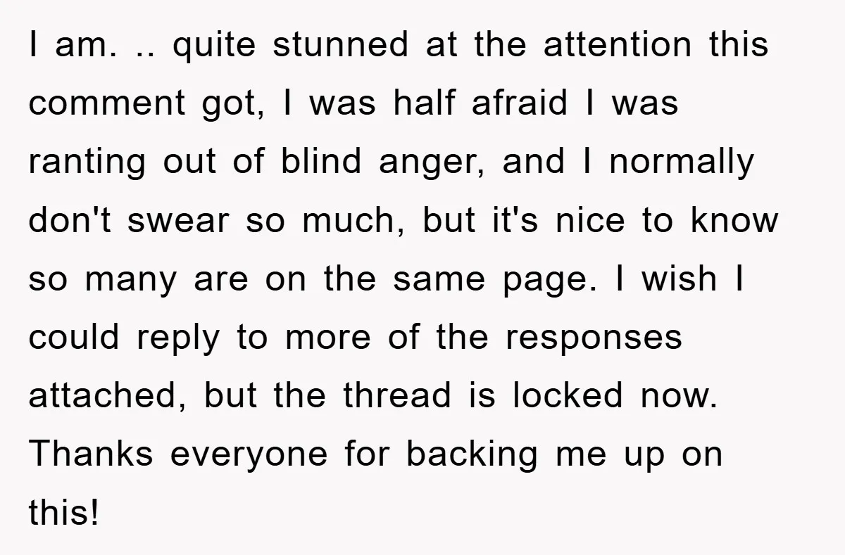 I am. .. quite stunned at the attention this comment got, I was half afraid I was ranting out of blind anger, and I normally don't swear so much, but...