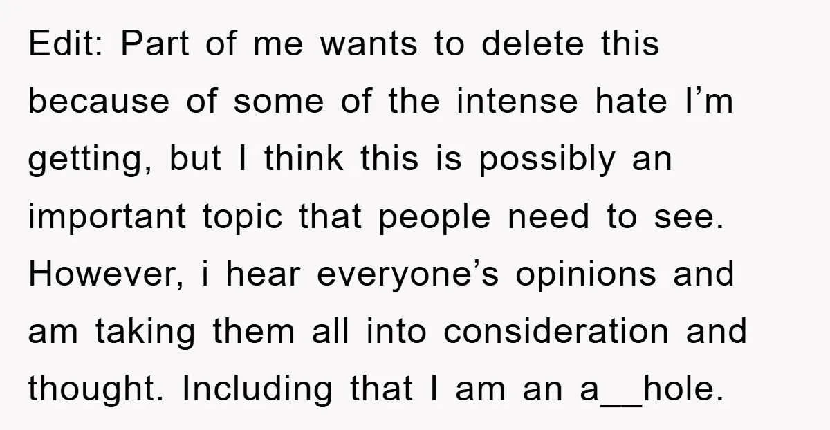Edit: Part of me wants to delete this because of some of the intense hate I’m getting, but I think this is possibly an important topic that people need to...