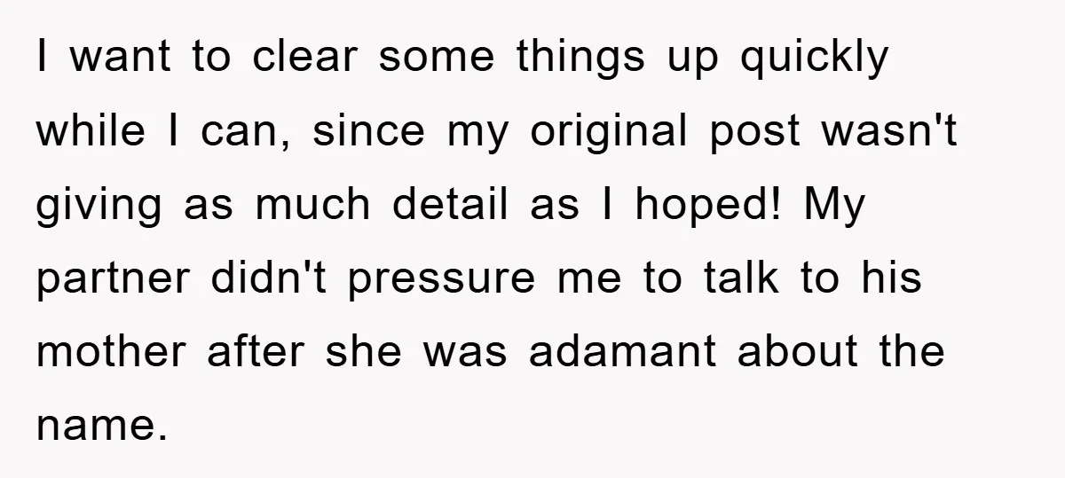 I want to clear some things up quickly while I can, since my original post wasn't giving as much detail as I hoped! My partner didn't pressure me to talk...