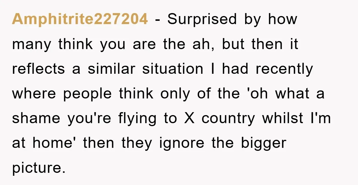 Amphitrite227204 − Surprised by how many think you are the ah, but then it reflects a similar situation I had recently where people think only of the 'oh what a...