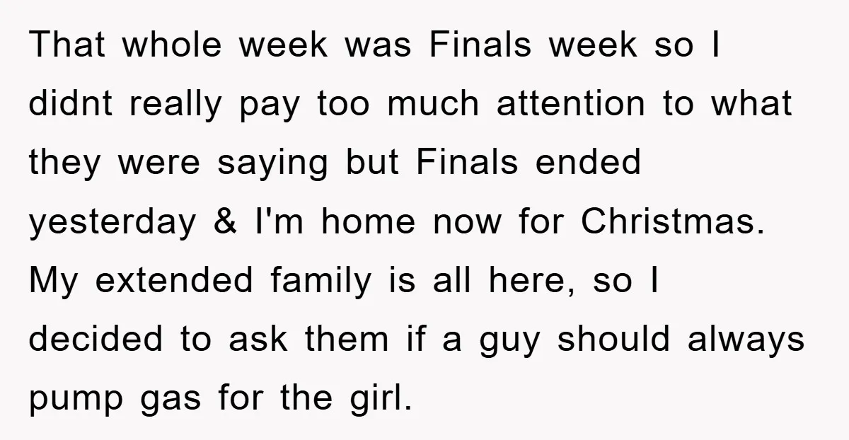 That whole week was Finals week so I didnt really pay too much attention to what they were saying but Finals ended yesterday & I'm home now for Christmas. My...