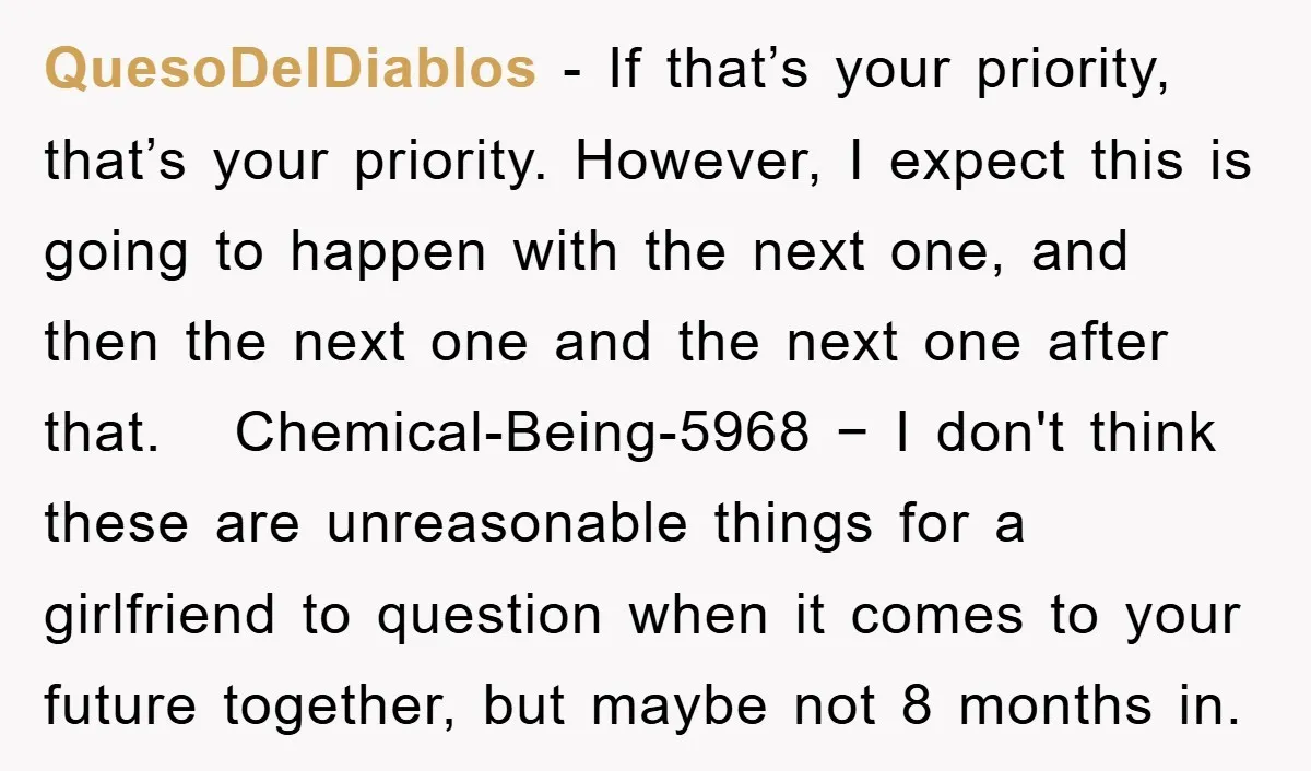 QuesoDelDiablos − If that’s your priority, that’s your priority. However, I expect this is going to happen with the next one, and then the next one and the next one...