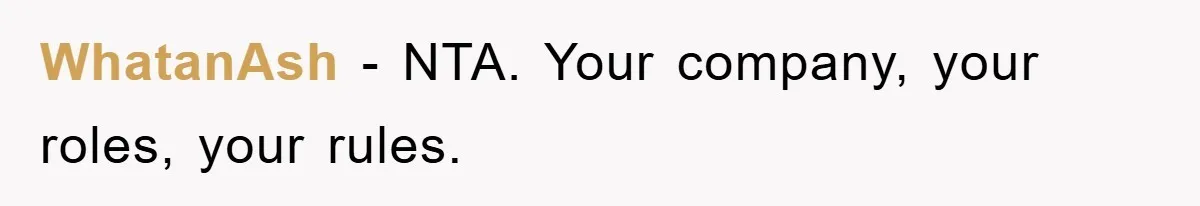 WhatanAsh − NTA. Your company, your roles, your rules.