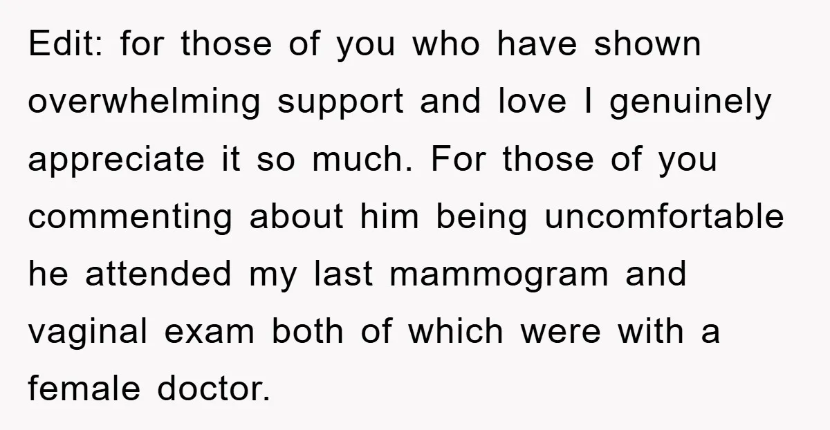 Edit: for those of you who have shown overwhelming support and love I genuinely appreciate it so much. For those of you commenting about him being uncomfortable he attended my...