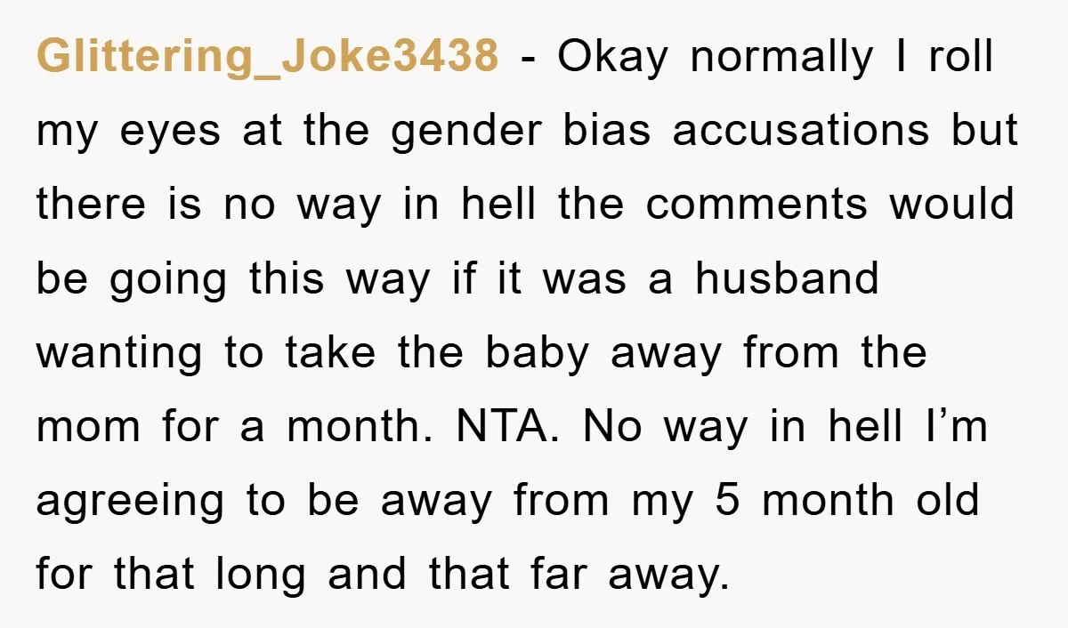 Glittering_Joke3438 − Okay normally I roll my eyes at the gender bias accusations but there is no way in hell the comments would be going this way if it was...