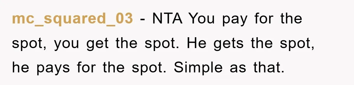 mc_squared_03 − NTA You pay for the spot, you get the spot. He gets the spot, he pays for the spot. Simple as that.