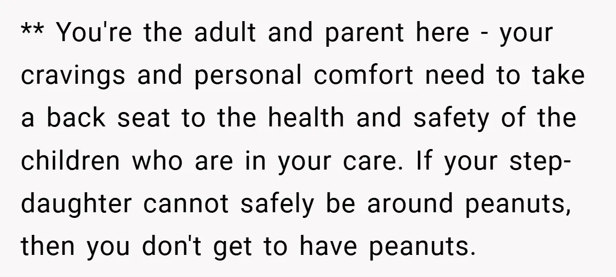 ** You're the adult and parent here - your cravings and personal comfort need to take a back seat to the health and safety of the children who are in...