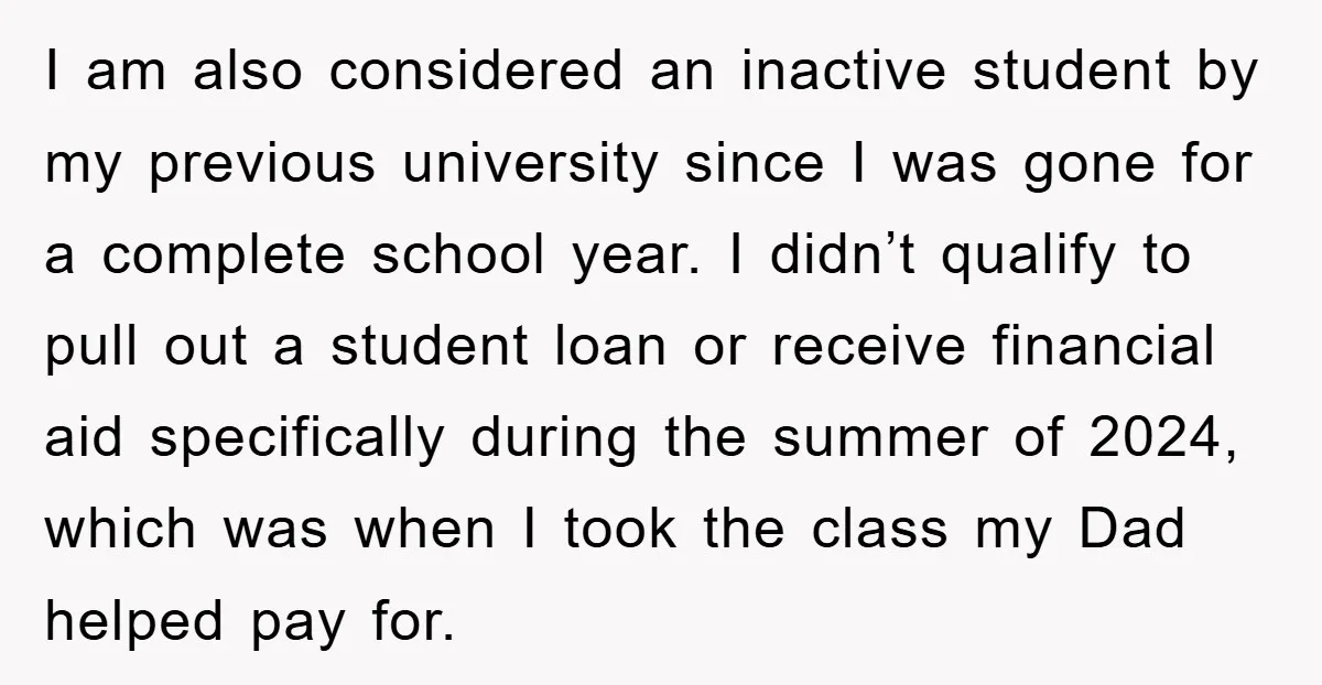 I am also considered an inactive student by my previous university since I was gone for a complete school year. I didn’t qualify to pull out a student loan or...
