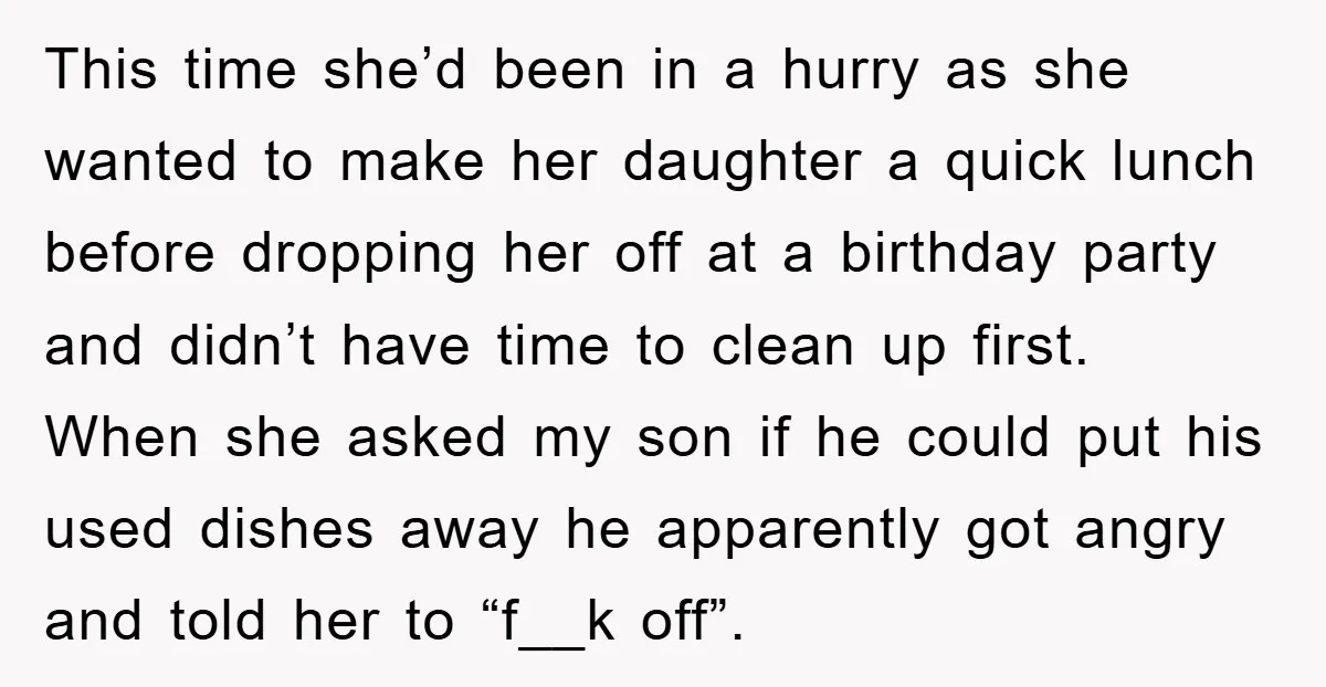 This time she’d been in a hurry as she wanted to make her daughter a quick lunch before dropping her off at a birthday party and didn’t have time to...