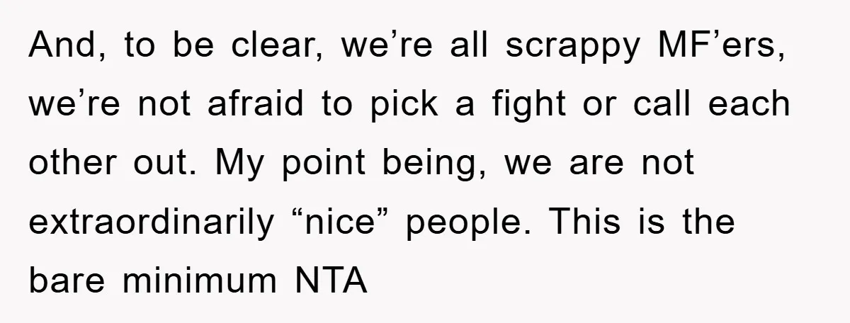 And, to be clear, we’re all scrappy MF’ers, we’re not afraid to pick a fight or call each other out. My point being, we are not extraordinarily “nice” people. This...