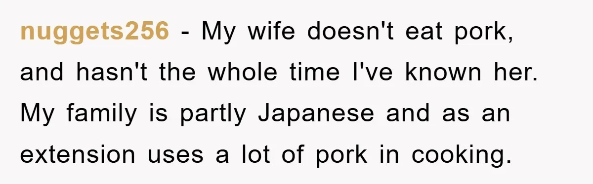 nuggets256 - My wife doesn't eat pork, and hasn't the whole time I've known her. My family is partly Japanese and as an extension uses a lot of pork in...