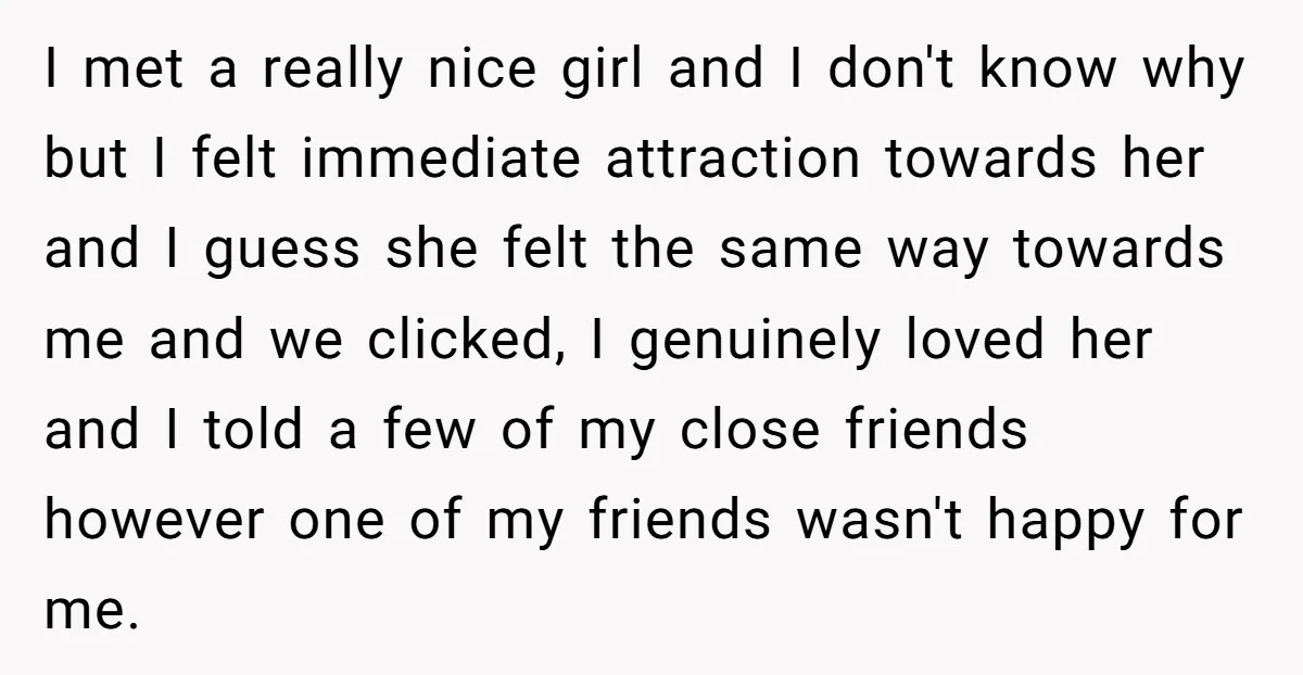 I met a really nice girl and I don't know why but I felt immediate attraction towards her and I guess she felt the same way towards me and we...
