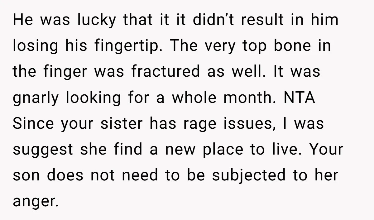 He was lucky that it it didn’t result in him losing his fingertip. The very top bone in the finger was fractured as well. It was gnarly looking for a...