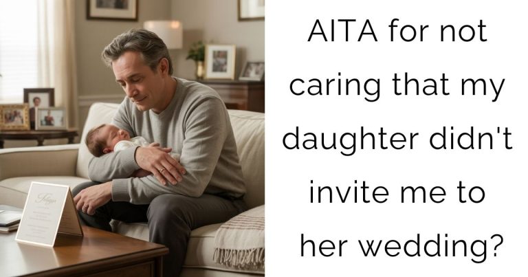 AITA for not caring that my daughter didn’t invite me to her wedding?